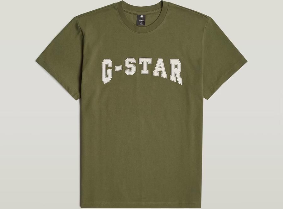 G-Star Raw T-shirt Korte Mouw D26840 C336 FELT LOGO R T - Foto 3