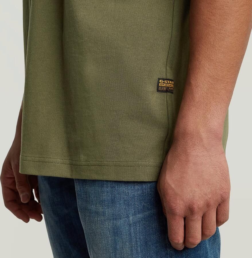 G-Star Raw T-shirt Korte Mouw D26840 C336 FELT LOGO R T - Foto 2
