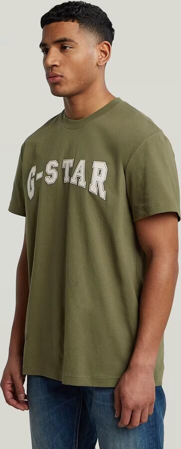 G-Star Raw T-shirt Korte Mouw D26840 C336 FELT LOGO R T - Foto 6