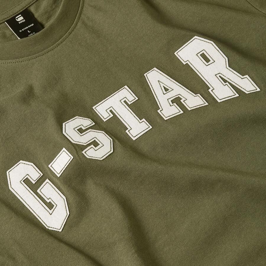 G-Star Raw T-shirt Korte Mouw D26840 C336 FELT LOGO R T