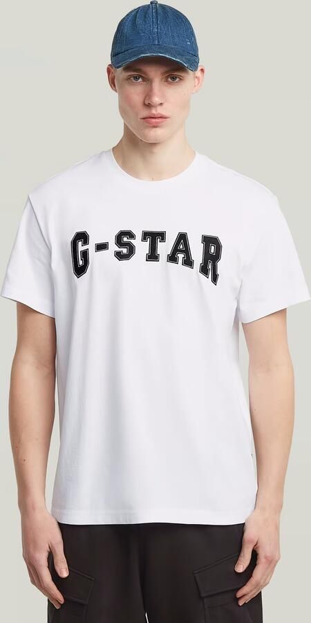 G-Star Raw T-shirt Korte Mouw D26840 C336 FELT LOGO R T - Foto 7