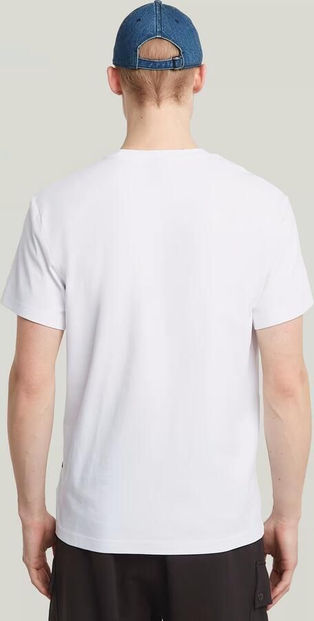 G-Star Raw T-shirt Korte Mouw D26840 C336 FELT LOGO R T - Foto 5