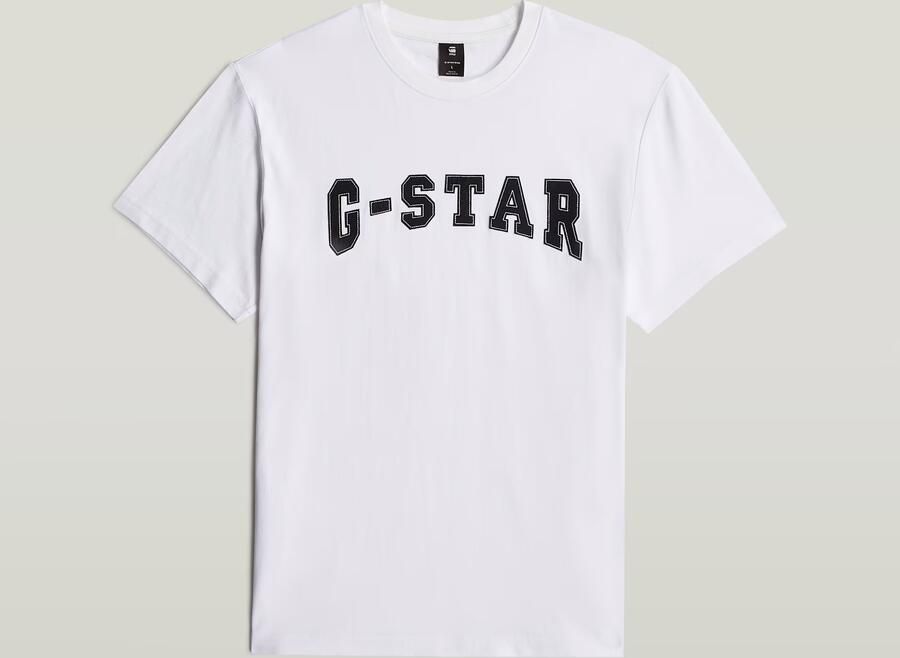 G-Star Raw T-shirt Korte Mouw D26840 C336 FELT LOGO R T - Foto 4