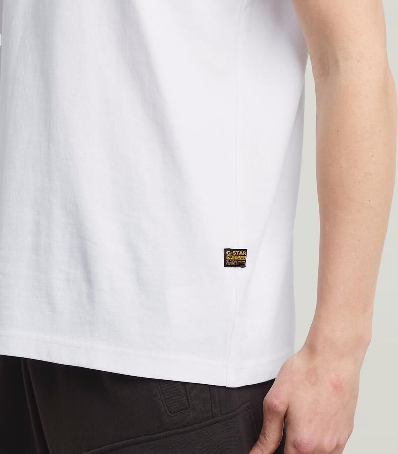 G-Star Raw T-shirt Korte Mouw D26840 C336 FELT LOGO R T - Foto 3