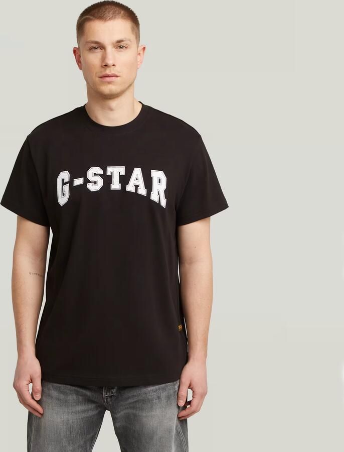 G-Star Raw T-shirt Korte Mouw D26840 C336 FELT LOGO R T - Foto 7