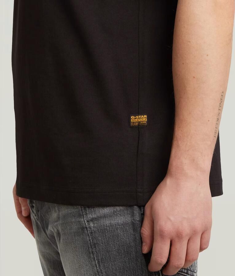 G-Star Raw T-shirt Korte Mouw D26840 C336 FELT LOGO R T - Foto 2
