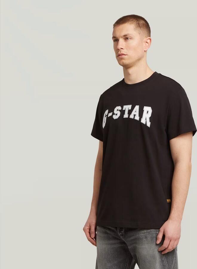 G-Star Raw T-shirt Korte Mouw D26840 C336 FELT LOGO R T - Foto 5