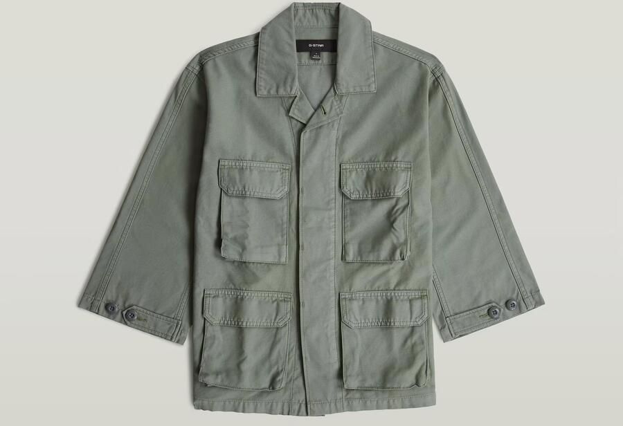 G-Star RAW Field Overshirt Groen Dames