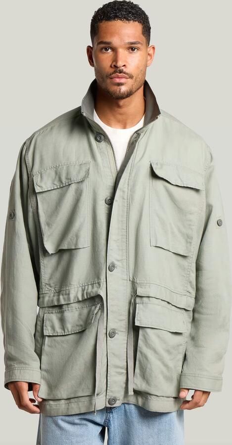 G-Star RAW Field Smock Jack Groen Heren