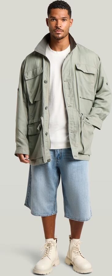 G-Star RAW Field Smock Jack Groen Heren - Foto 6