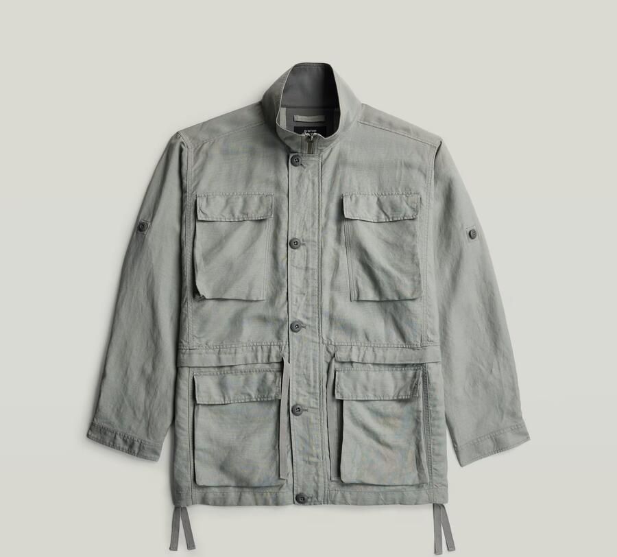 G-Star RAW Field Smock Jack Groen Heren - Foto 3