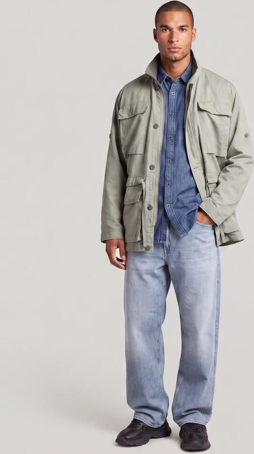 G-Star RAW Field Smock Jack Groen Heren - Foto 6