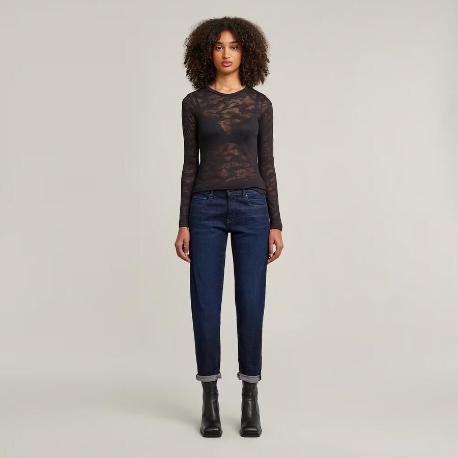 G-Star RAW Fine Lace AOP Slim Top Meerkleurig Dames