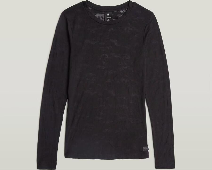 G-Star RAW Fine Lace AOP Slim Top Meerkleurig Dames - Foto 4