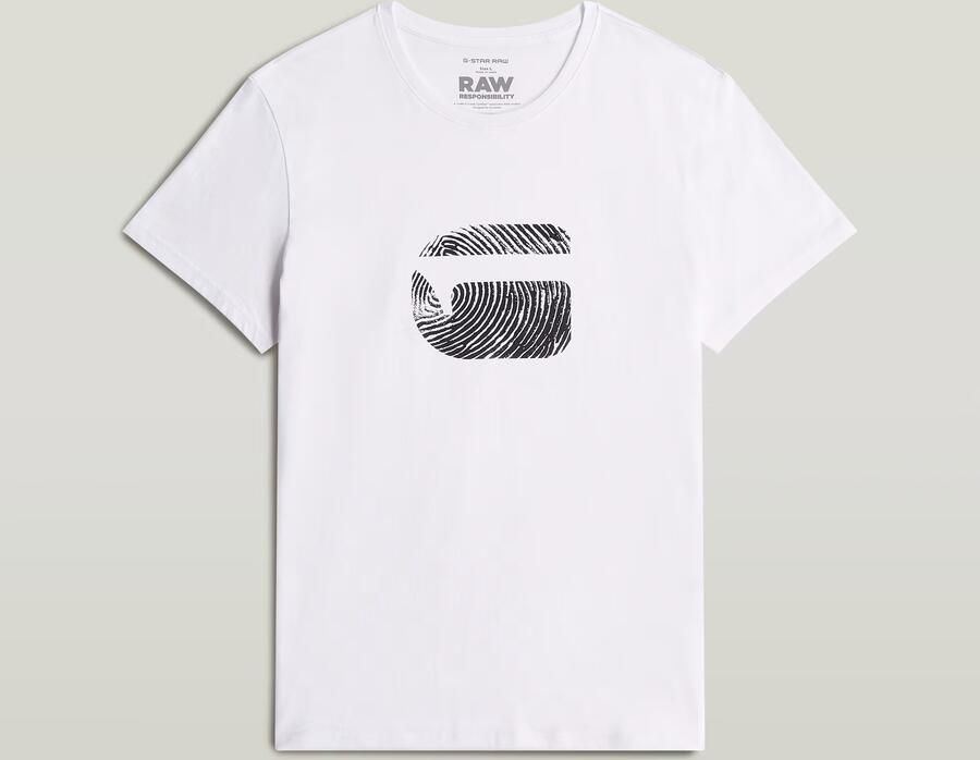 G-Star Raw T-shirt Korte Mouw T-shirt Finger Print Burger - Foto 6