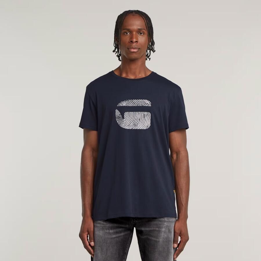 G-Star Raw T-shirt Korte Mouw T-shirt Finger Print Burger - Foto 7