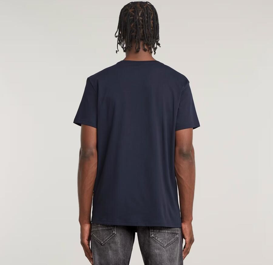 G-Star Raw T-shirt Korte Mouw T-shirt Finger Print Burger - Foto 5