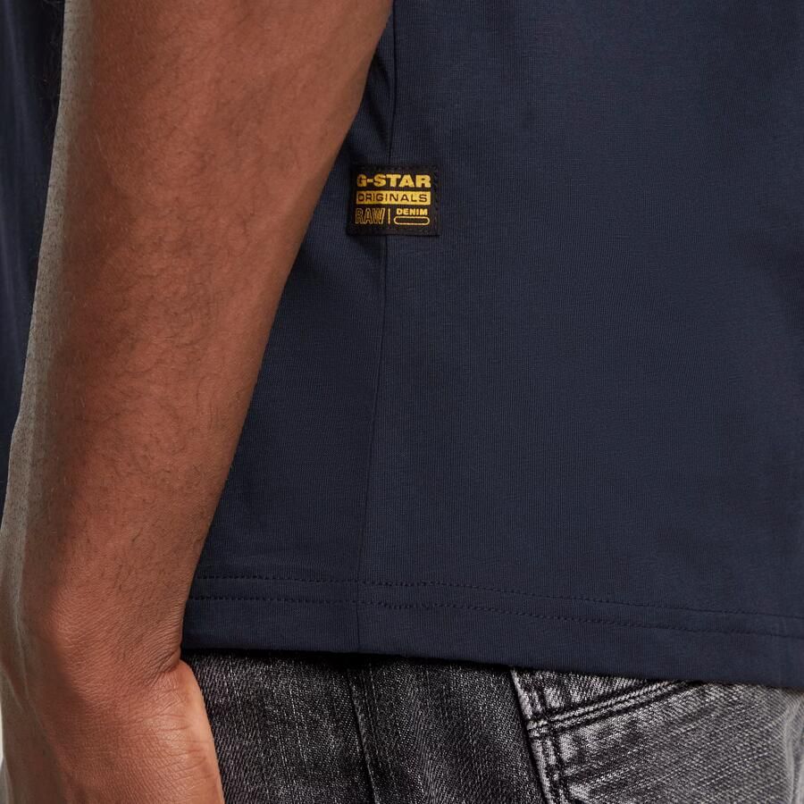 G-Star Raw T-shirt Korte Mouw T-shirt Finger Print Burger - Foto 2