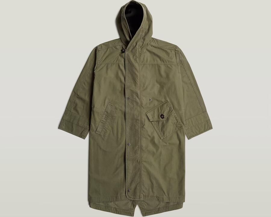 G-Star RAW Fishtail Parka Bruin Dames