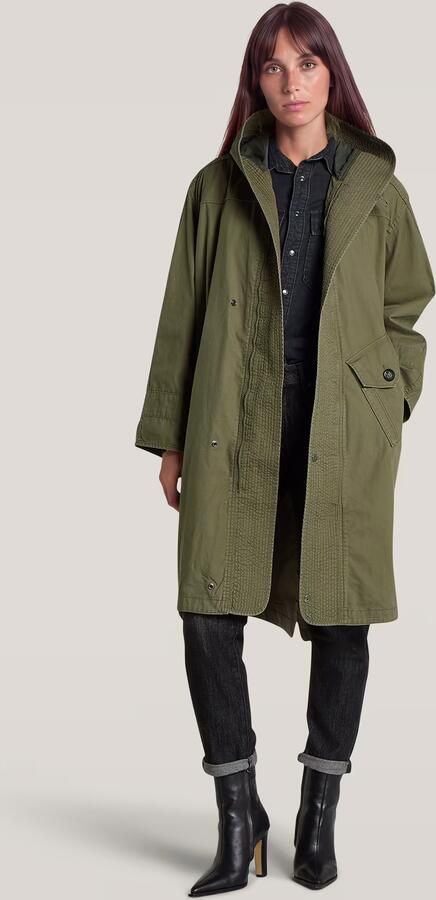 G-Star RAW Fishtail Parka Bruin Dames - Foto 4