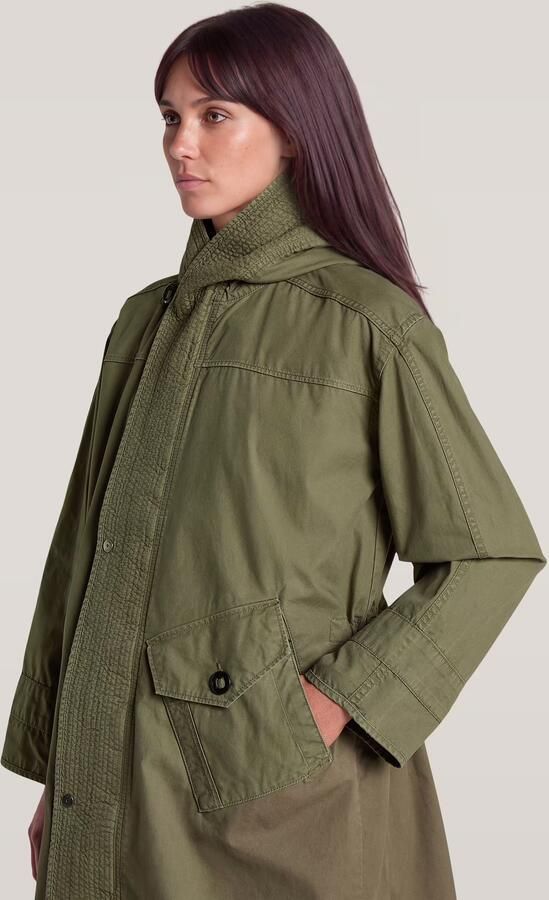 G-Star RAW Fishtail Parka Bruin Dames - Foto 3