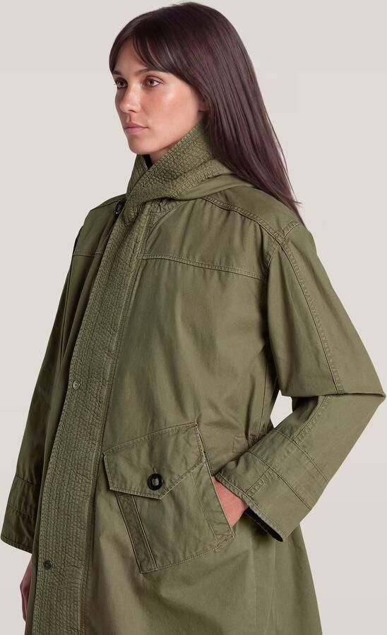 G-Star RAW Fishtail Parka Bruin Dames - Foto 3