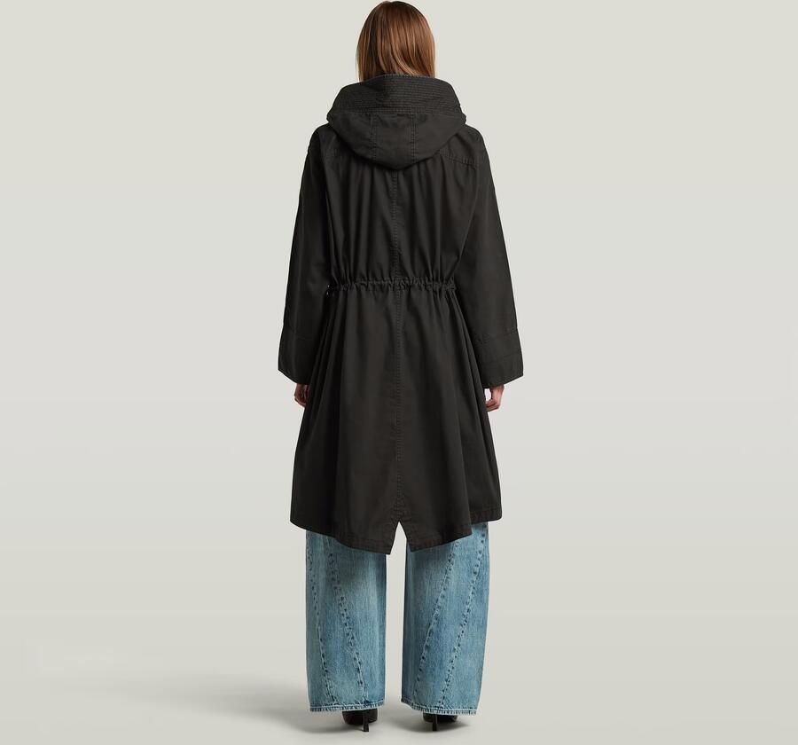 G-Star RAW Fishtail Parka Zwart Dames - Foto 4
