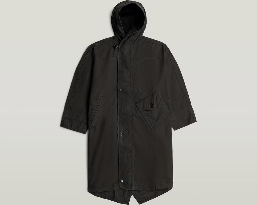 G-Star RAW Fishtail Parka Zwart Dames - Foto 6