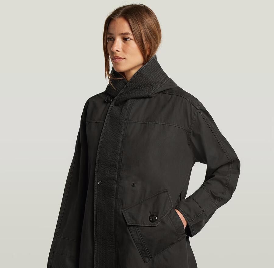 G-Star RAW Fishtail Parka Zwart Dames - Foto 3