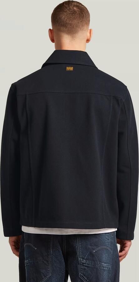 G-Star RAW Flannel Chore Jack Midden blauw Heren