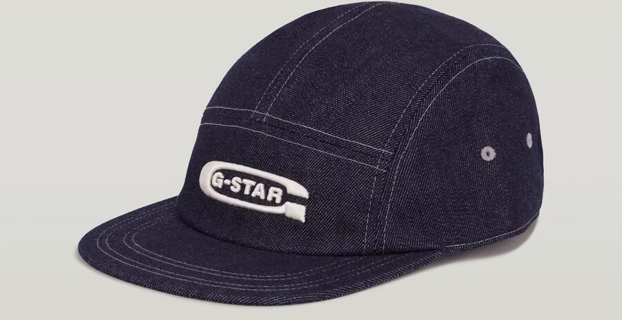 G-Star RAW Flat Brim 5 Panel Cap Donkerblauw Heren