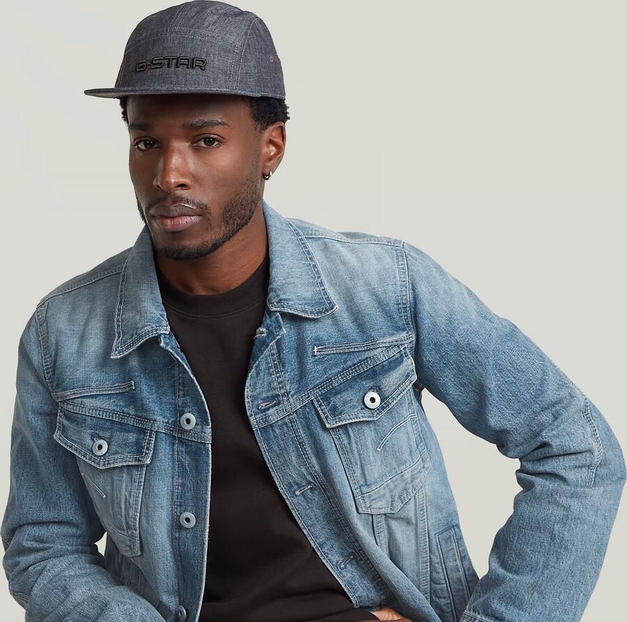 G-Star RAW Flat Brim 5 Panel Cap Donkerblauw Heren - Foto 2