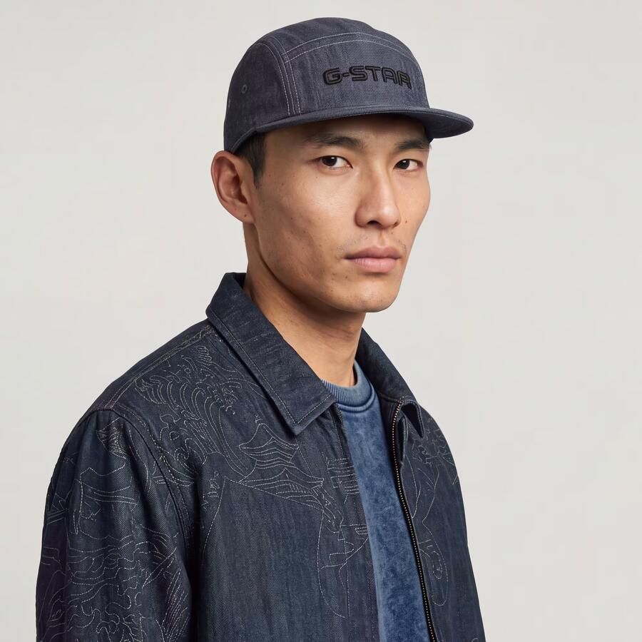 G-Star RAW Flat Brim 5 Panel Cap Donkerblauw Heren - Foto 2