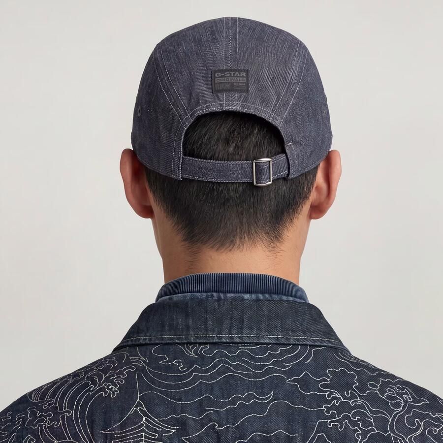 G-Star RAW Flat Brim 5 Panel Cap Donkerblauw Heren - Foto 3