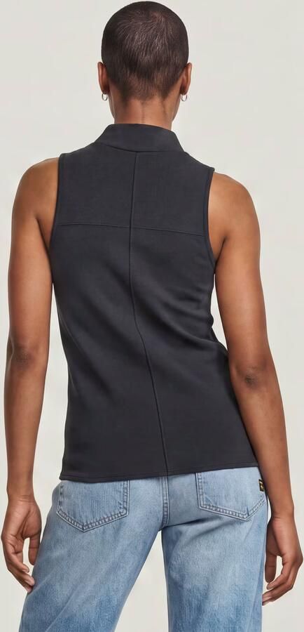 G-Star RAW Flowy Slim Mock T-Shirt Grijs Dames - Foto 5
