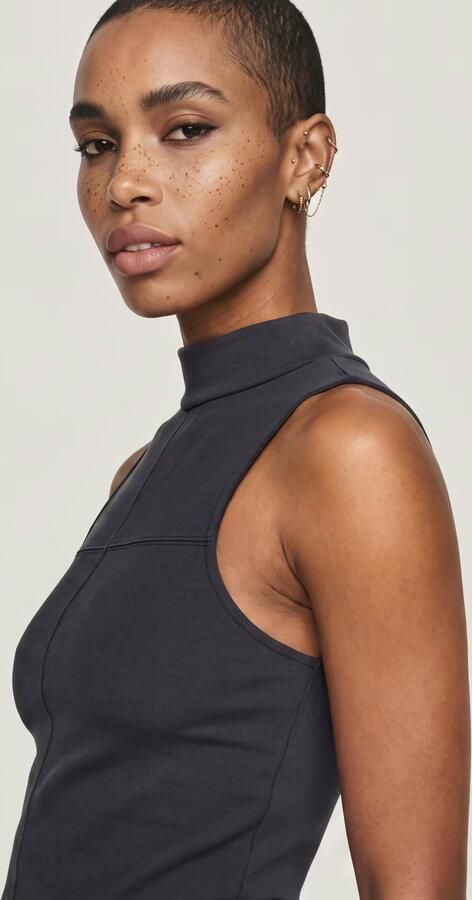 G-Star RAW Flowy Slim Mock T-Shirt Grijs Dames - Foto 4