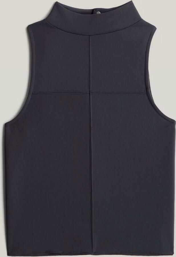 G-Star RAW Flowy Slim Mock T-Shirt Grijs Dames - Foto 3