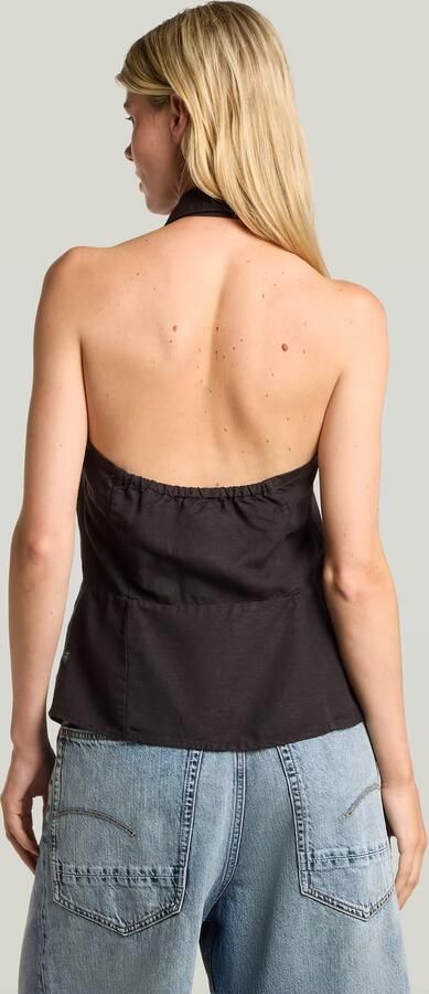 G-Star RAW Fluid Haltertop Zwart Dames - Foto 5