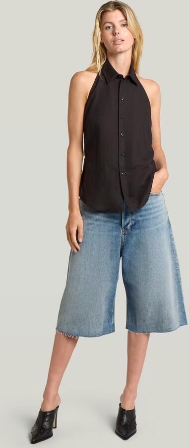 G-Star RAW Fluid Haltertop Zwart Dames - Foto 6