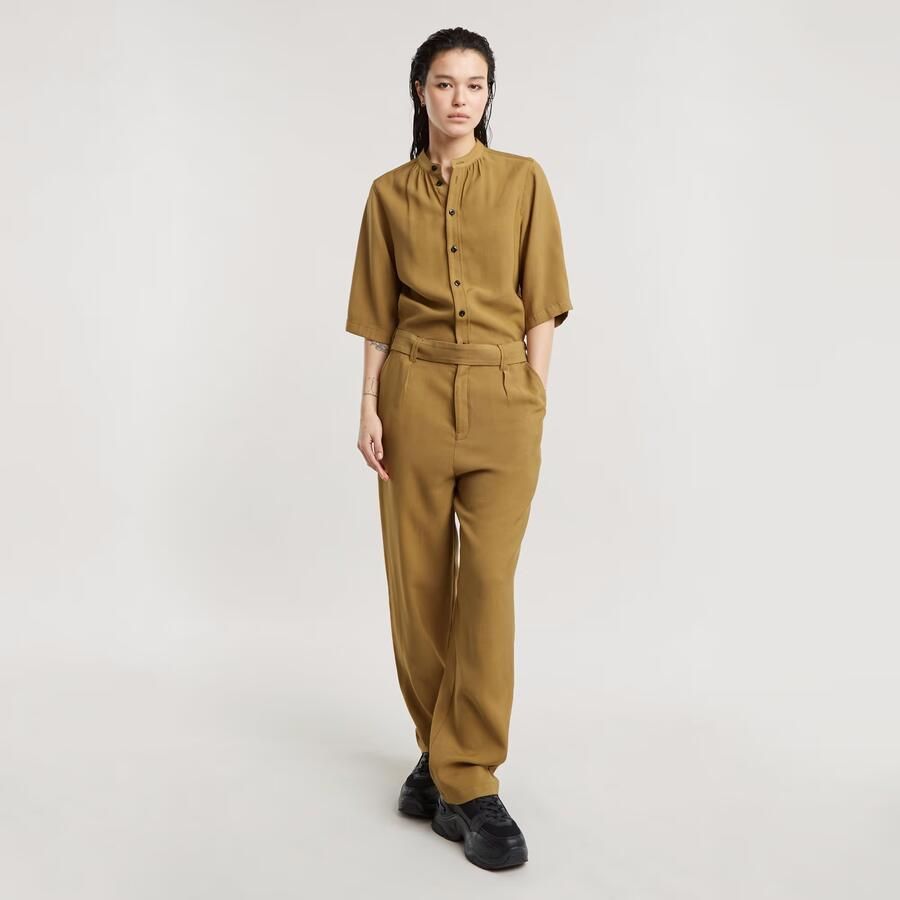 G-Star RAW Fluid Jumpsuit Beige Dames - Foto 3