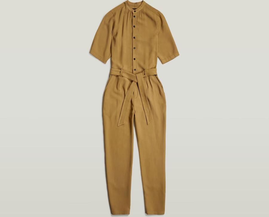 G-Star RAW Fluid Jumpsuit Beige Dames - Foto 7