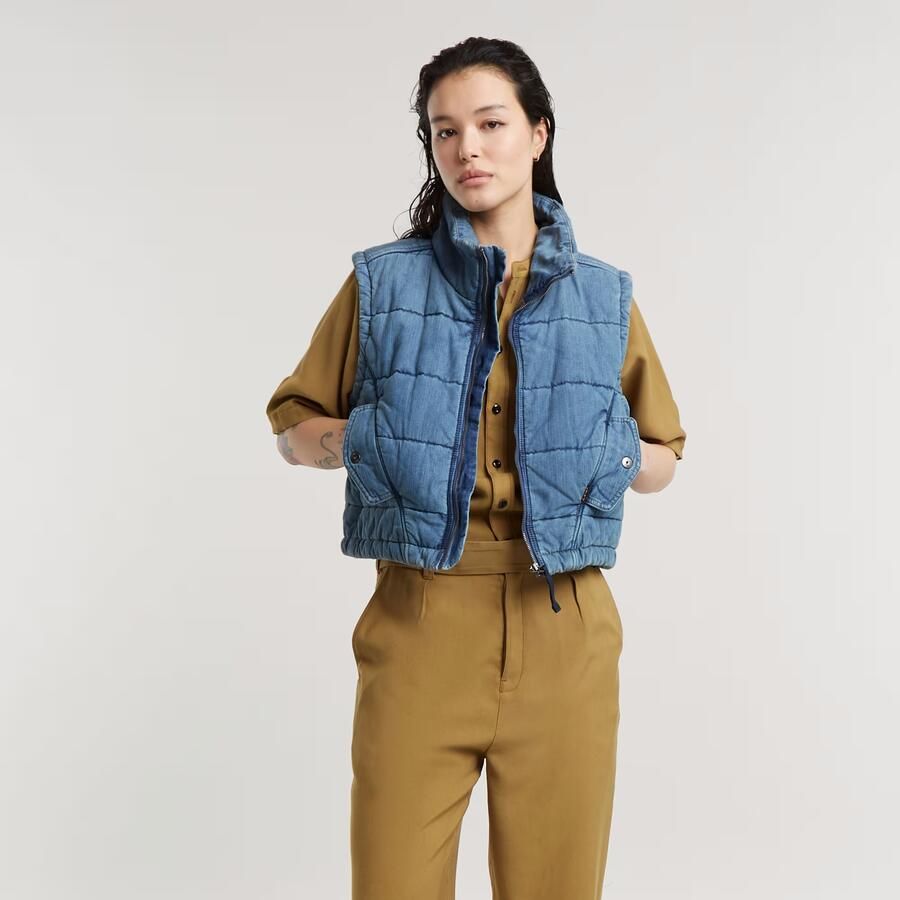 G-Star RAW Fluid Jumpsuit Beige Dames - Foto 5