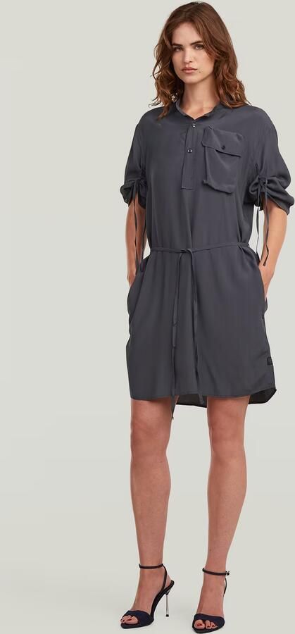 G-Star RAW Fluid Jurk Grijs Dames - Foto 5