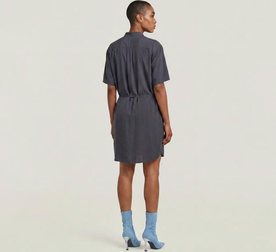 G-Star RAW Fluid Jurk Grijs Dames - Foto 4