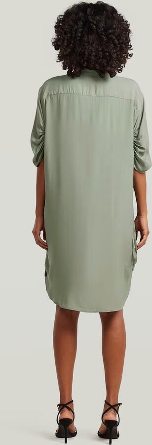 G-Star RAW Fluid Jurk Groen Dames - Foto 7