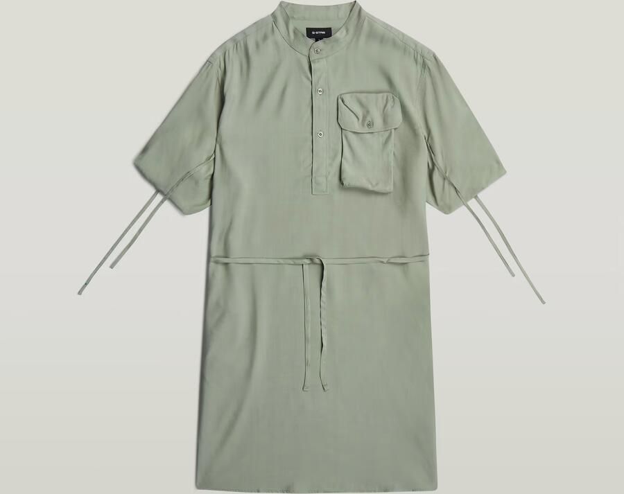 G-Star RAW Fluid Jurk Groen Dames - Foto 3
