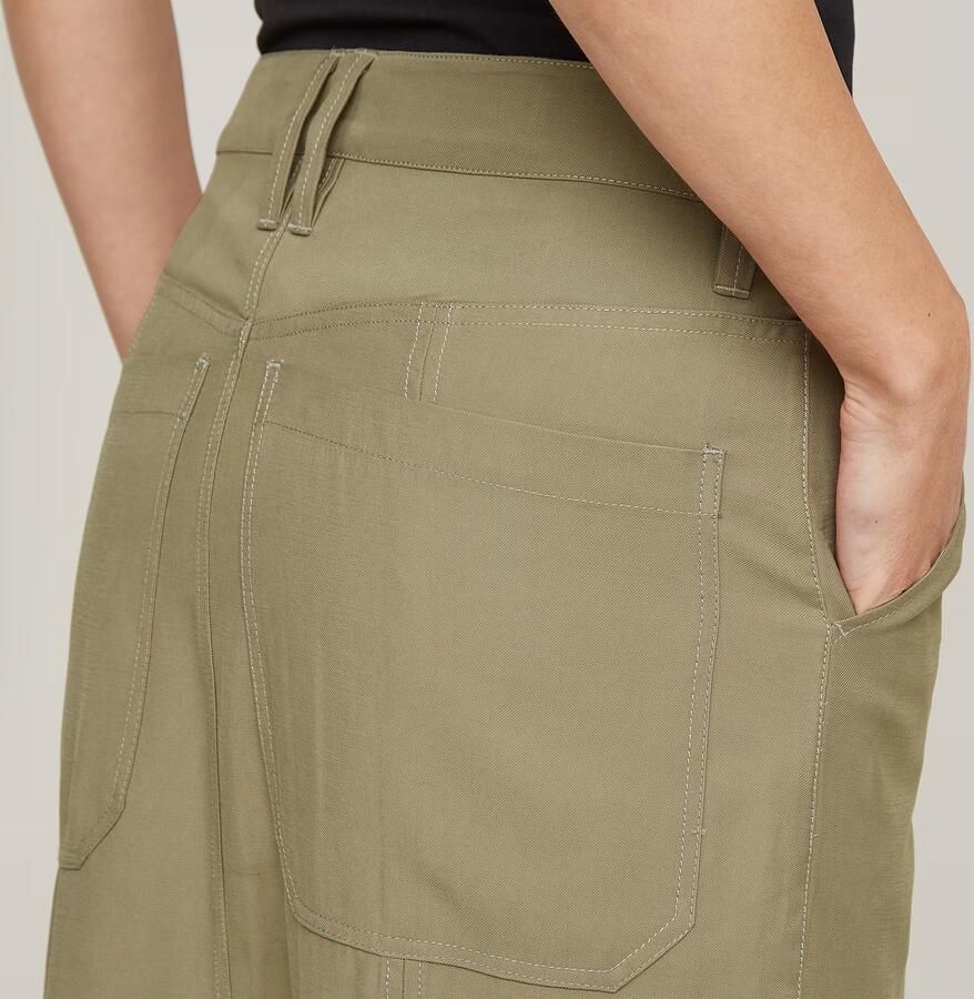 G-Star RAW Fluid Lange Rok Groen Dames - Foto 5