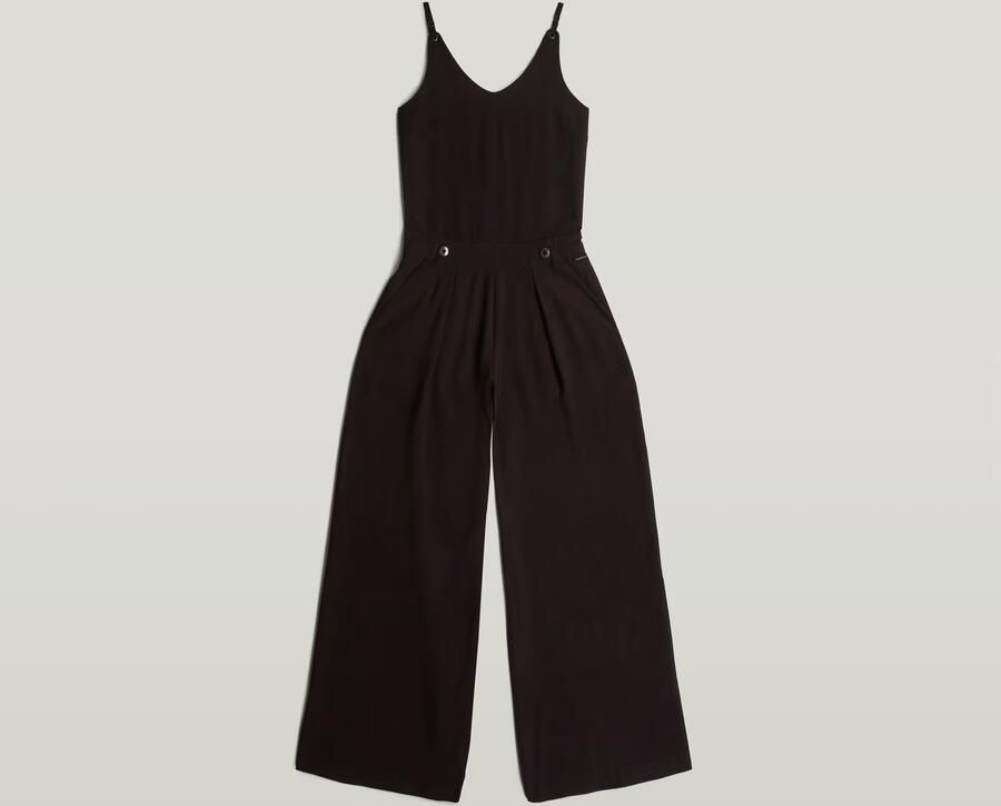 G-Star RAW Fluid Strap Jumpsuit Zwart Dames - Foto 6