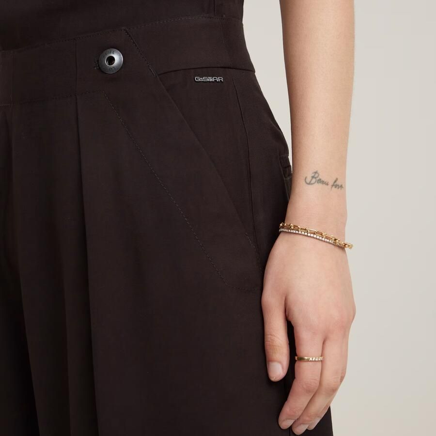 G-Star RAW Fluid Strap Jumpsuit Zwart Dames - Foto 3
