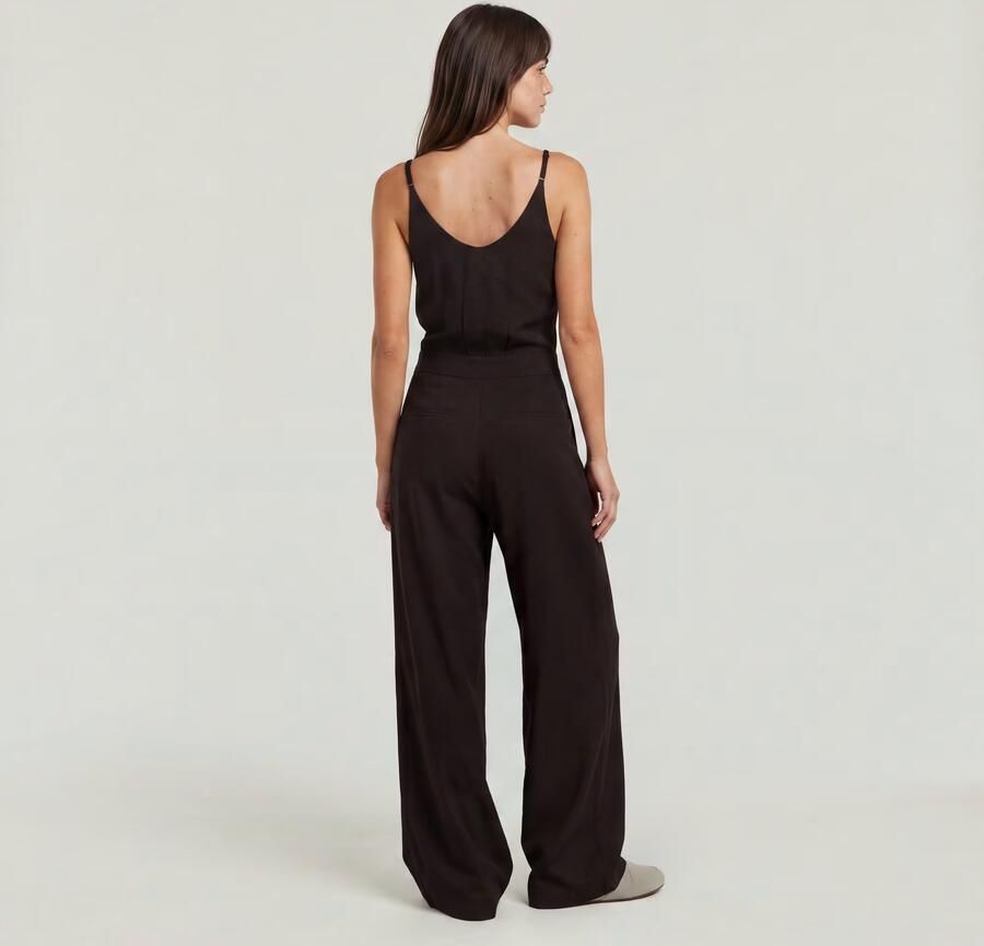 G-Star RAW Fluid Strap Jumpsuit Zwart Dames - Foto 6